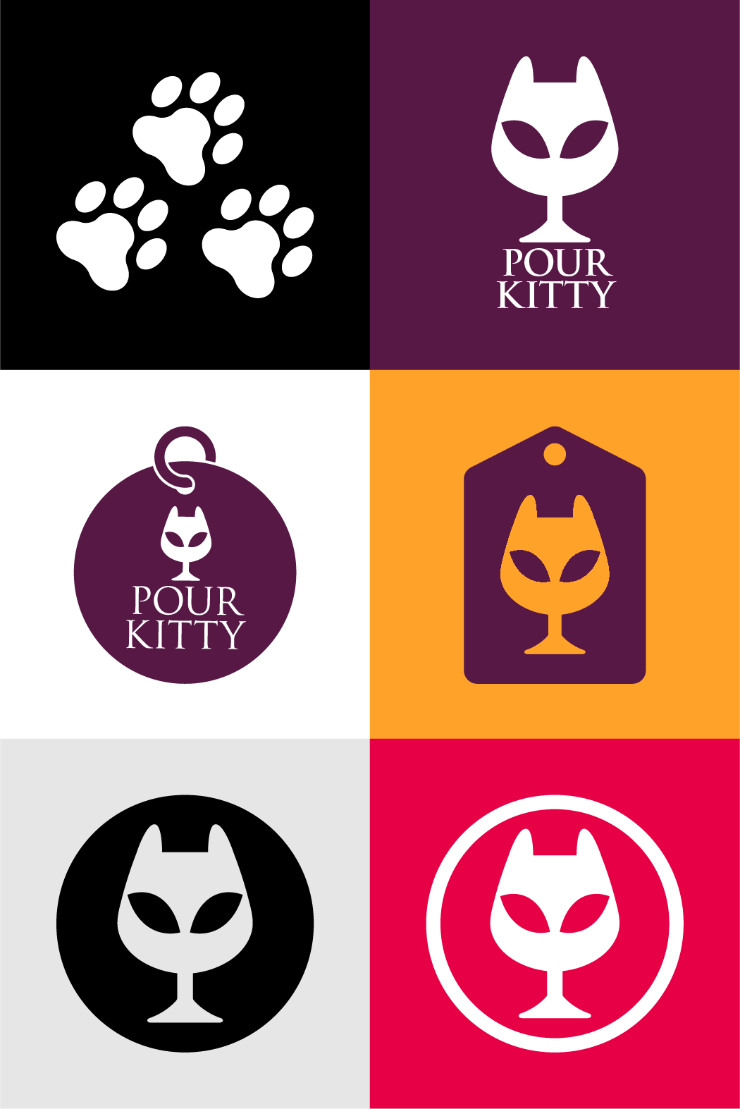 Pour Kitty website icons created by Sanczel Designs